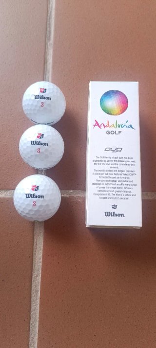 3 Pelotas de Golf Andalucía
