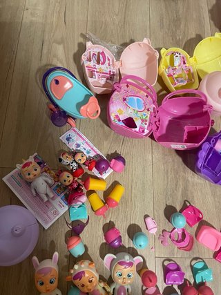 Lote Bebés Llorones y Accesorios