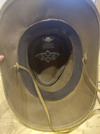 Sombrero country piel envejecida
