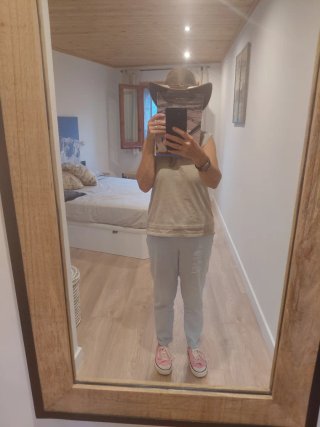 Sombrero country piel envejecida