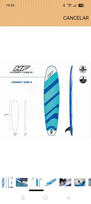 Tabla de surf hinchable HF