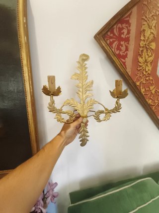 Apliques vintage dorados
