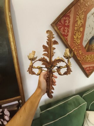 Apliques vintage dorados