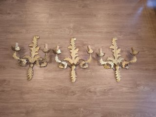Apliques vintage dorados