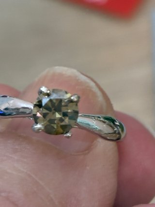 Anillo Oro 18k Diamante 0.59ct VVS1