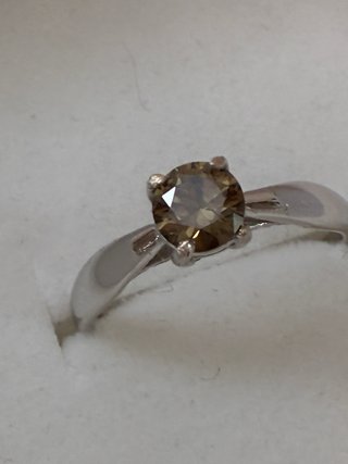 Anillo Oro 18k Diamante 0.59ct VVS1