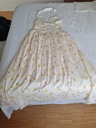 Vestido Verano Mujer Estampado Frutas