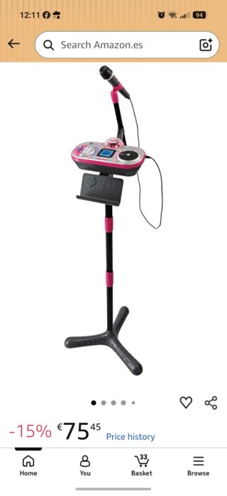 VTech Kid Super Star DJ Studio Karaoke
