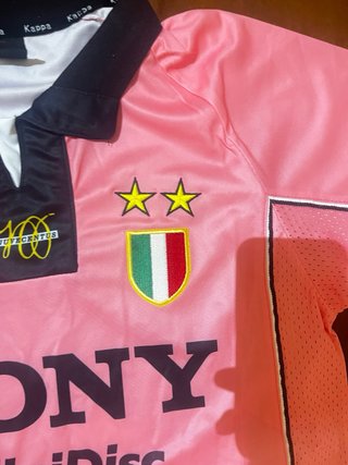 Camisa Juventus Vintage 1997/1998 Rosa