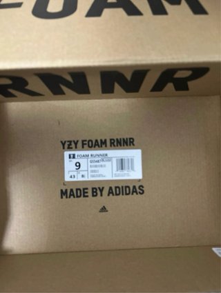 Adidas YZY Foam Runner negras T43