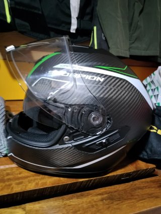 Casco Scorpion Carbono Moto