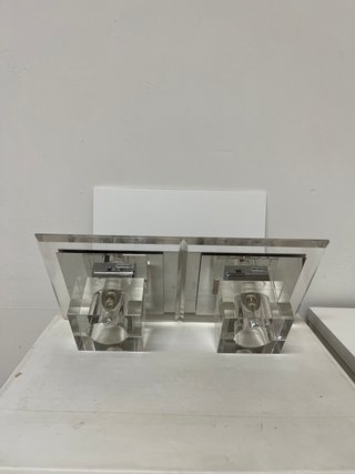 Pareja Lámparas Techo Modernas Plata