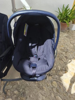 Carro bebé 3 piezas: Silla, Capazo y Maxicosi.