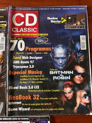 Lote 3 revistas CD Classic años 90