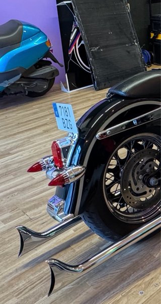 Intermitentes Harley Chicanos Cromados Rojos