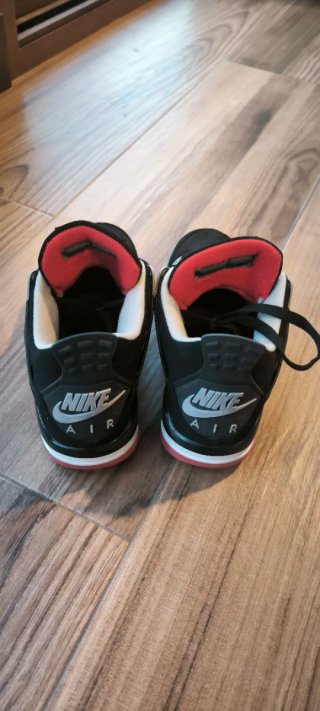 Zapatillas Jordan 4 Retro Negro Rojo Talla 38