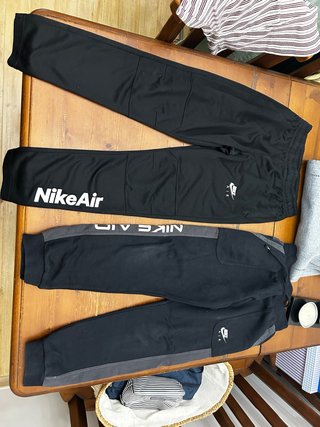 2 Pantalones Nike Negro/Gris