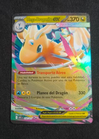 Carta Pokémon Mega-Dragonite EX 152/217