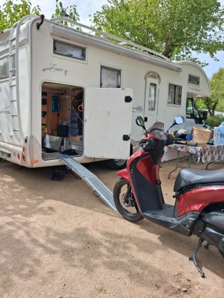 Rampa Carga Moto/Quad Autocaravana
