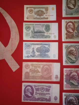 10 Billetes URSS (Unión Soviética)