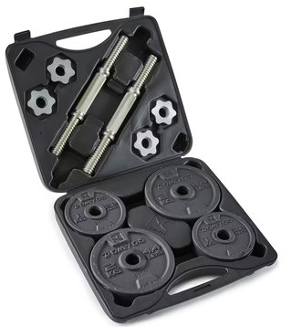 Kit Mancuernas 20kg Musculación DOMYOS