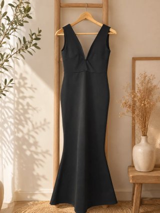 Vestido de fiesta negro Talla 38