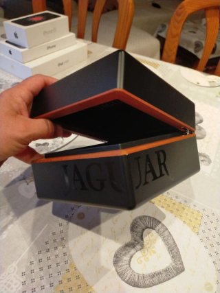 Caja de reloj Jaguar Negra