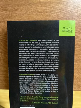 Libro Almudena Grandes: El lector de Julio Verne