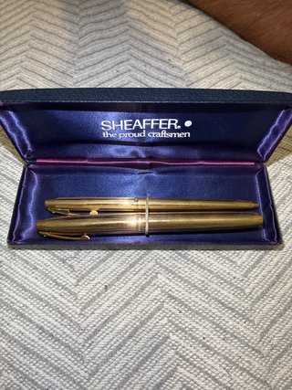 Sheaffer Pluma y Bolígrafo Dorados