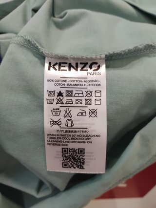 Camiseta Kenzo Tigre Paris Talla S