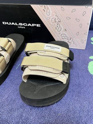 Ciabatte Dualscape Beige/Nero Taglia 35/36