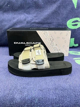Ciabatte Dualscape Beige/Nero Taglia 35/36