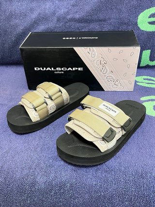 Ciabatte Dualscape Beige/Nero Taglia 35/36