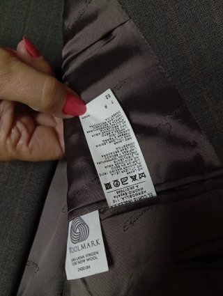 Traje de pantalón chaqueta Emilio Tucci gris
