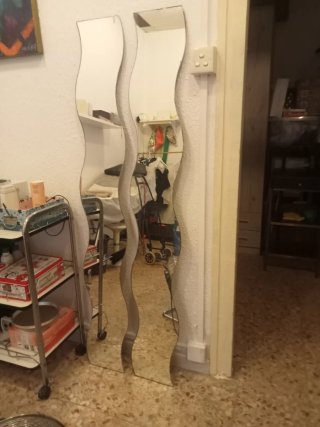 Espejos IKEA ondulados