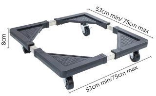 Base Supporto- Lavatrice- Frigo Carrello con ruote