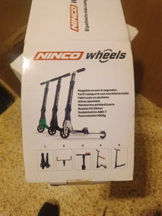 Patinete NINED Wheels Tour plegable