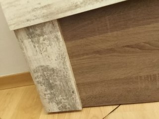 Cabezal cama 150cm madera con luces