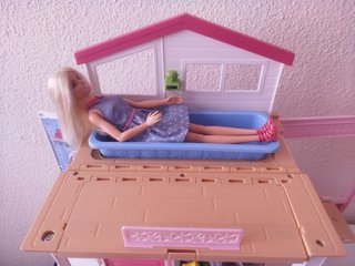 Casa di Campagna Barbie Pieghevole a 2 Piani