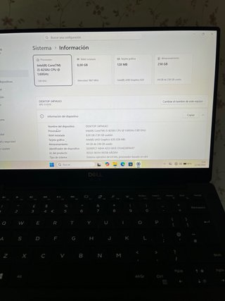 Dell XPS 9370 13 i5/8GB/256GB