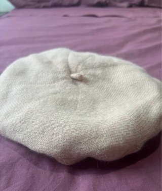 Gorro de lana rosa palo talla única