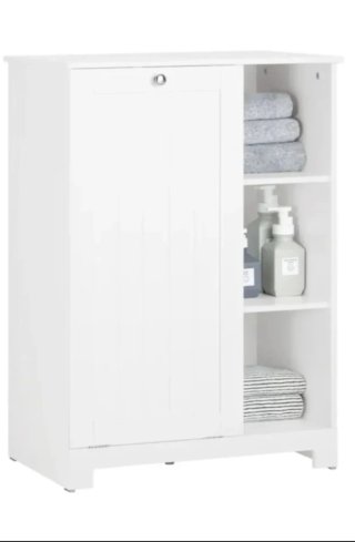 Armario de Baño con 1 Cesto para colada