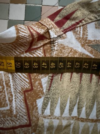 Vintage 80s Etienne Signature Geometric Shirt Size