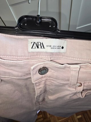 Pantalón Zara Rosa Palo Talla S