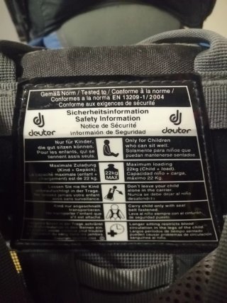 Mochila portabebés ergonómica