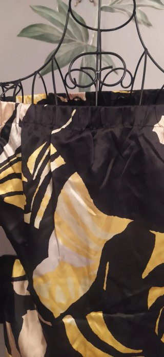 Blusón de seda estampado
