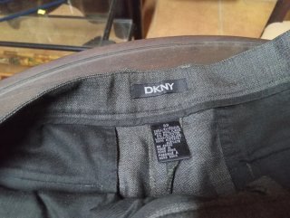 Pantalón de traje gris DKNY Talla 42