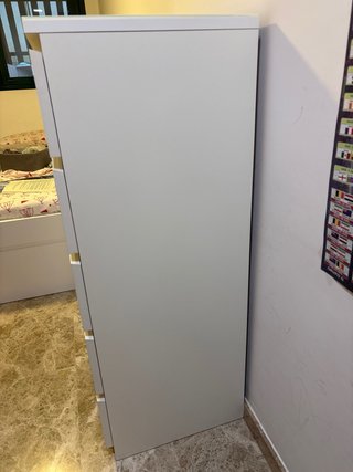 Cómoda/Aparador Beige y Blanco