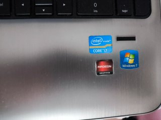Portátil HP i7 2670 Plata/Negro