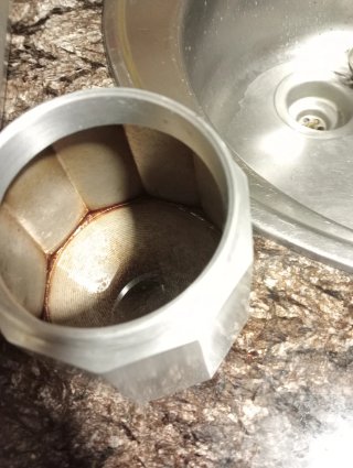 Cafetera italiana de aluminio